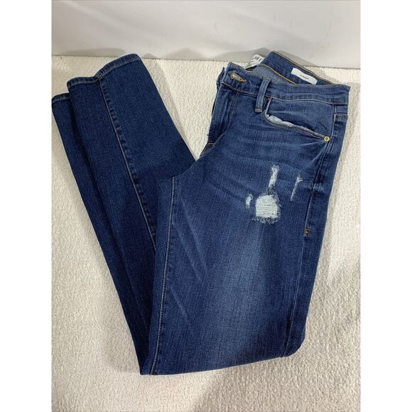 Frame Denim Jeans Le Garçon Skinny Womens 25 - Picture 7 of 8